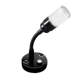 Dream Lighting LED Flexible Reading Light With Programmed Switch/Warm White-3000K : DL-0012153WS-BLACK-1PK