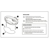 Dream Lighting LED RV Interior Motion Light With Switch/Cool White - 4000K : DL-0016048-C4-1PK