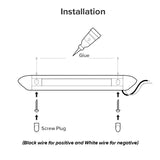 Dream Lighting LED Awning Light/Cool White - 6000K : DL-123-1535-C-1PK