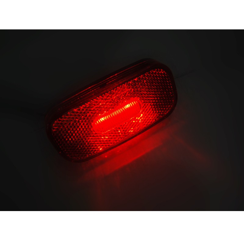 Dream Lighting LED Rectangle Clearance Light/Red : DL-3110101R-1PK
