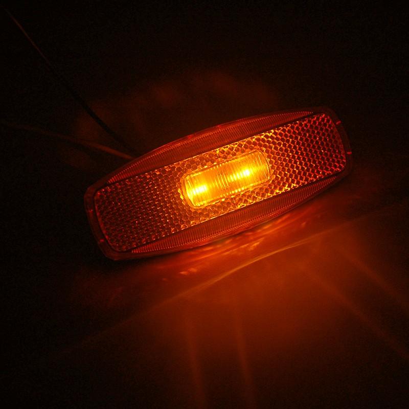 Dream Lighting LED Diamond Clearance Light/Amber : DL-CMB2SRA-1PK