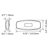 Dream Lighting LED Diamond Clearance Light/Red : DL-CMB2SRR-1PK