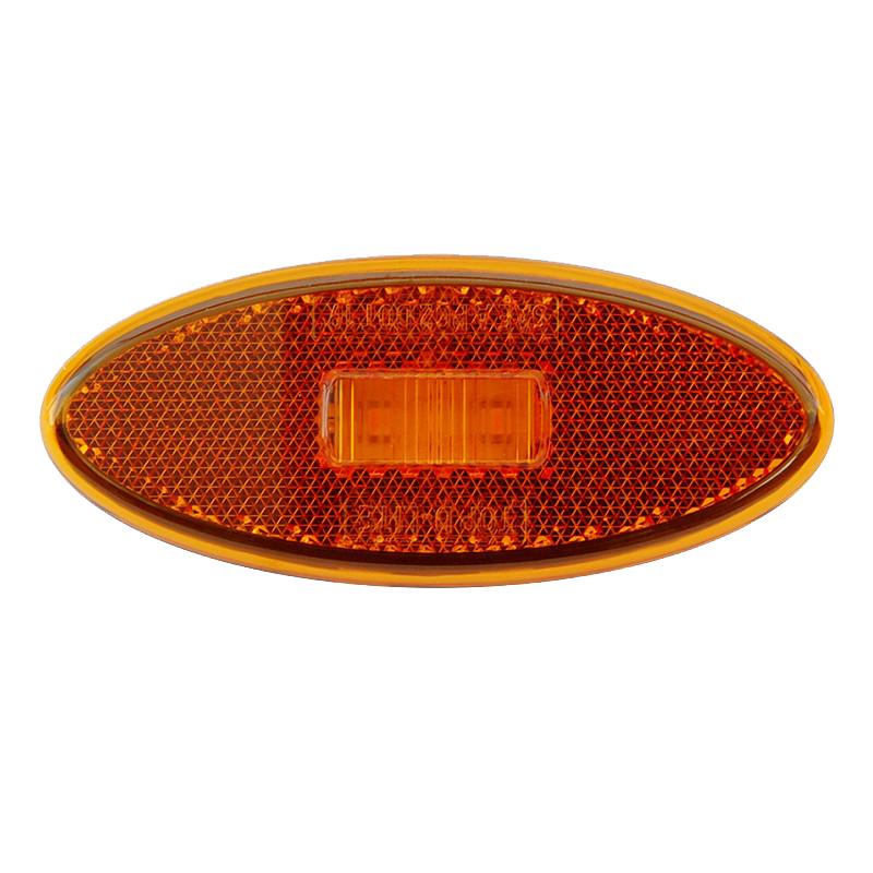 Dream Lighting LED Oval Clearance Light/Amber : DL-CMO3-B-SRA-1PK