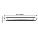 Dream Lighting LED Slim Waterproof Awning Light/Ultra Bright - 3500K : DL-EA1CW-B-1PK