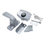 Global Link Keyed Door Lock for Pop-Up Campers, Aluminum : DL-LPL454-ALUM