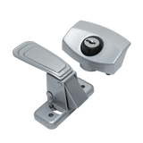 Global Link Keyed Door Lock for Pop-Up Campers, Aluminum : DL-LPL454-ALUM