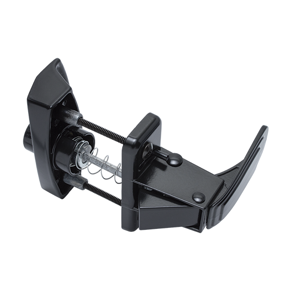 Global Link Keyed Door Lock for Pop-Up Campers, Aluminum, Black : DL-LPL454-BLK