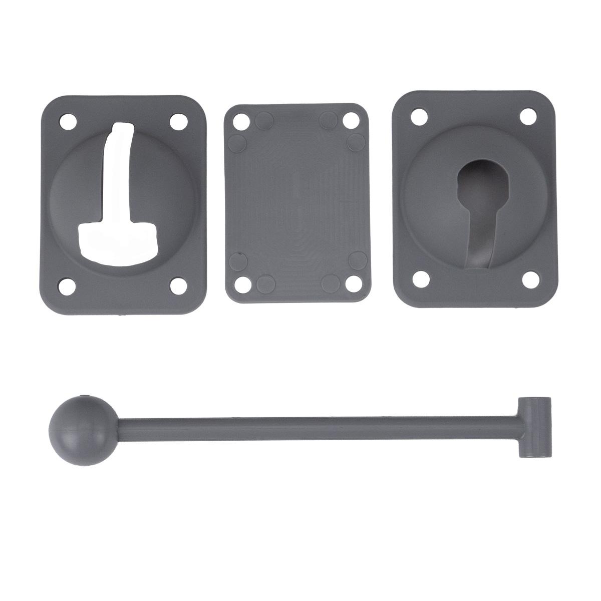 Global Link 6" T-Style Door Holdback, Gray : DRS-DH6-GRAY