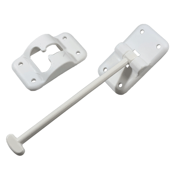 Global Link 6" T-Style Door Holdback, White : DRS-DH6-WHT