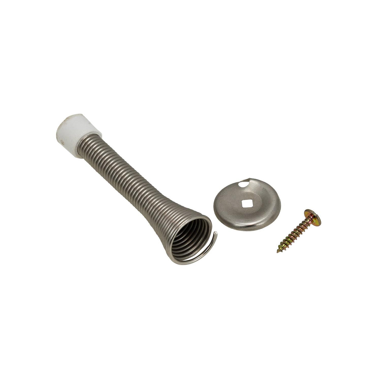 Global Link 3-1/8" Spring Style Door Stop, Satin Nickel : DRS-WMSPRING3-SN