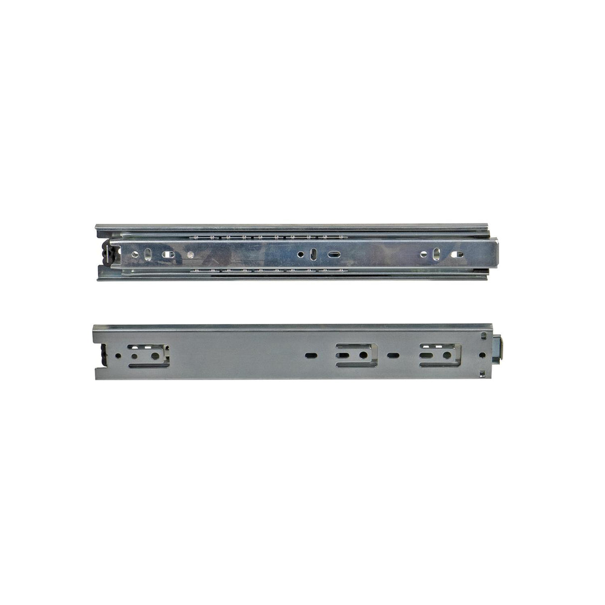 DS-BB4501-12-Z Drawer Slide, Ball Bearing, 12", Full Extension, w/ 1" Over Travel, 100# Rated, Zinc : DS-BB4501-12-Z