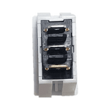 Sigma Switches Rocker Switch with Red Light, White : EP-1A10R-WHT