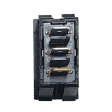 Sigma Switches Rocker Switch with Red Light, Black : EP-1A31R-BLK