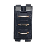 Sigma Switches Momentary ON/OFF / Momentary ON Switch Single Pole Double Throw, Black : EP-1F12-BLK