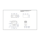 Sigma Switches Momentary ON/OFF / Momentary ON Switch Single Pole Double Throw, Black : EP-1F12-BLK