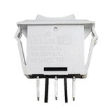 Sigma Switches Momentary ON/OFF / Momentary ON Switch Single Pole Double Throw, White : EP-1F93-WHT