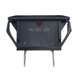 Sigma Switches 14V Blue Indicator Light with Black Trim : EP-1Z02UB-BLK
