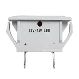 Sigma Switches 14V Red Indicator Light with White Trim : EP-1Z12UR-WHT