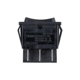 Sigma Switches 201D-27 12V 3-Way Rocker Switch ON/OFF/ON, Black : EP-201D27-BLK