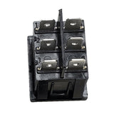 Sigma Switches Momentary ON/OFF / Momentary ON Switch Double Pole Double Throw, Black : EP-201S15-BLK