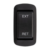 Sigma Switches Momentary ON / OFF / Momentary ON DPDT Replacement Switch, Black : EP-260S1BB-BLK