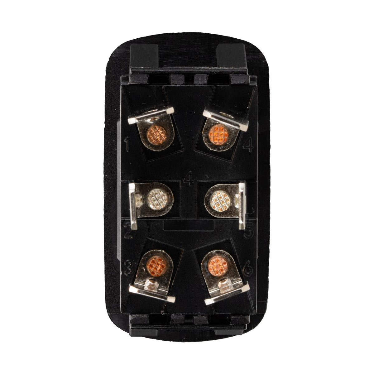 Sigma Switches Momentary ON / OFF / Momentary ON DPDT Replacement Switch, Black : EP-260S1BB-BLK