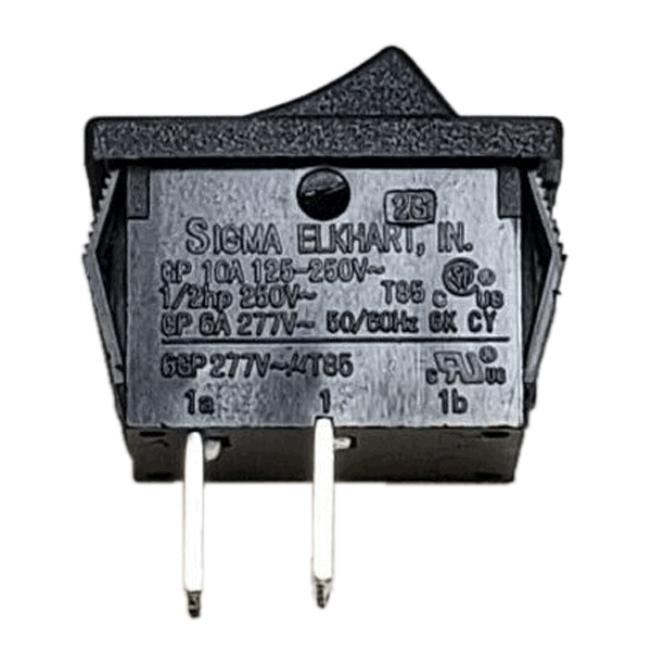 Sigma Switches OFF/Momentary ON Switch Single Pole Single Throw, Black : EP-2G11-BLK