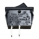 Sigma Switches OFF/Momentary ON Switch Single Pole Single Throw, Black : EP-2G11-BLK