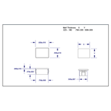 Sigma Switches Mini Switch Blank Filler, Black : EP-2U15-BLK
