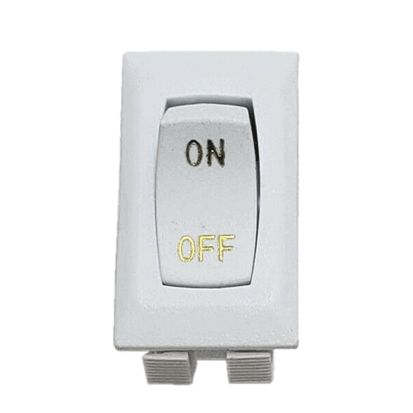 Sigma Switches Labeled ON/OFF Switch Single Pole Single Throw, White : EP-315G-WHT