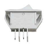 Sigma Switches Labeled ON/OFF Switch Single Pole Single Throw, White : EP-315G-WHT