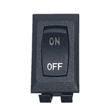 Sigma Switches Labeled ON/OFF Switch Single Pole Single Throw, Black : EP-315S-BLK