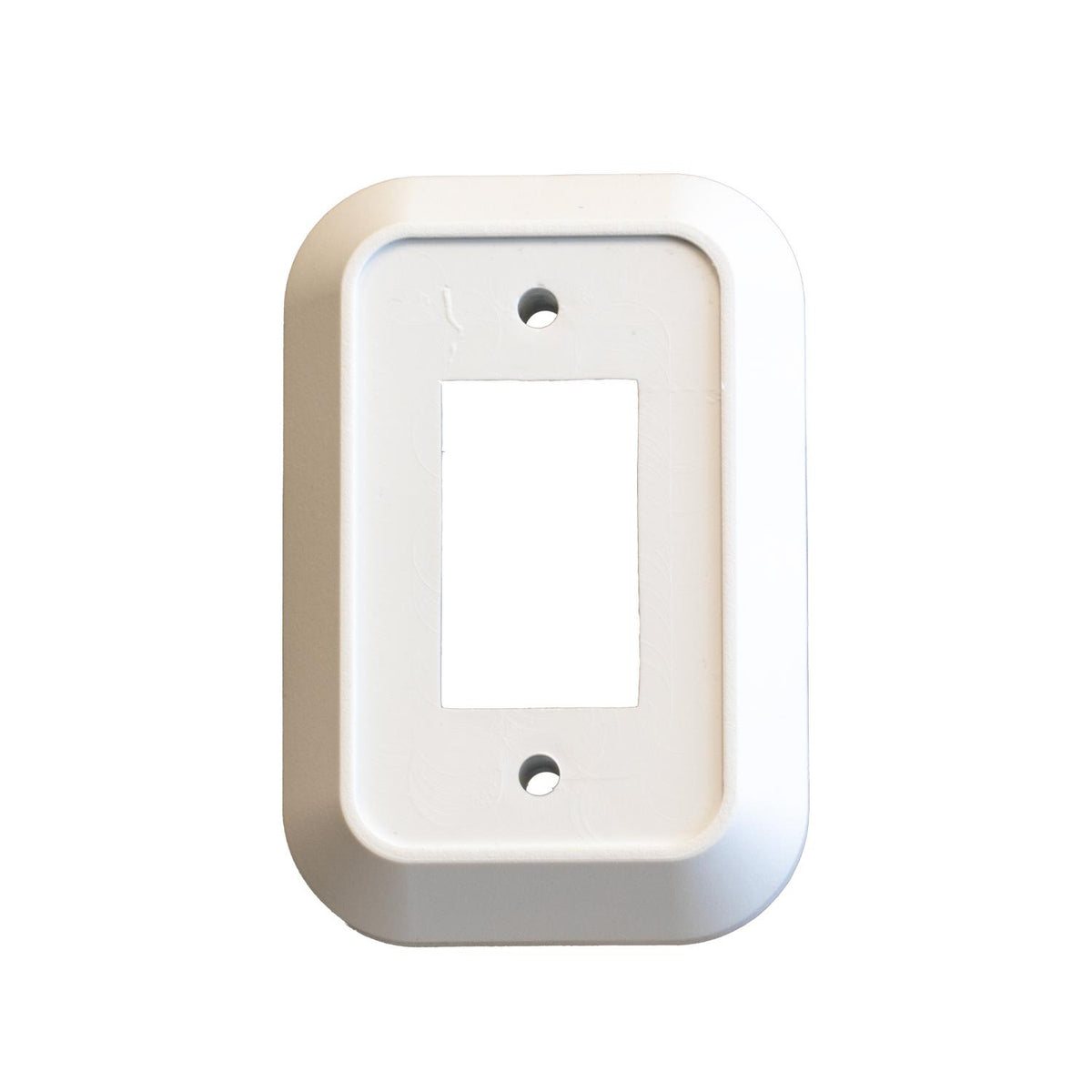 Sigma Switches Bezel/Spacer for Single Switch, White : EP-810001-WHT