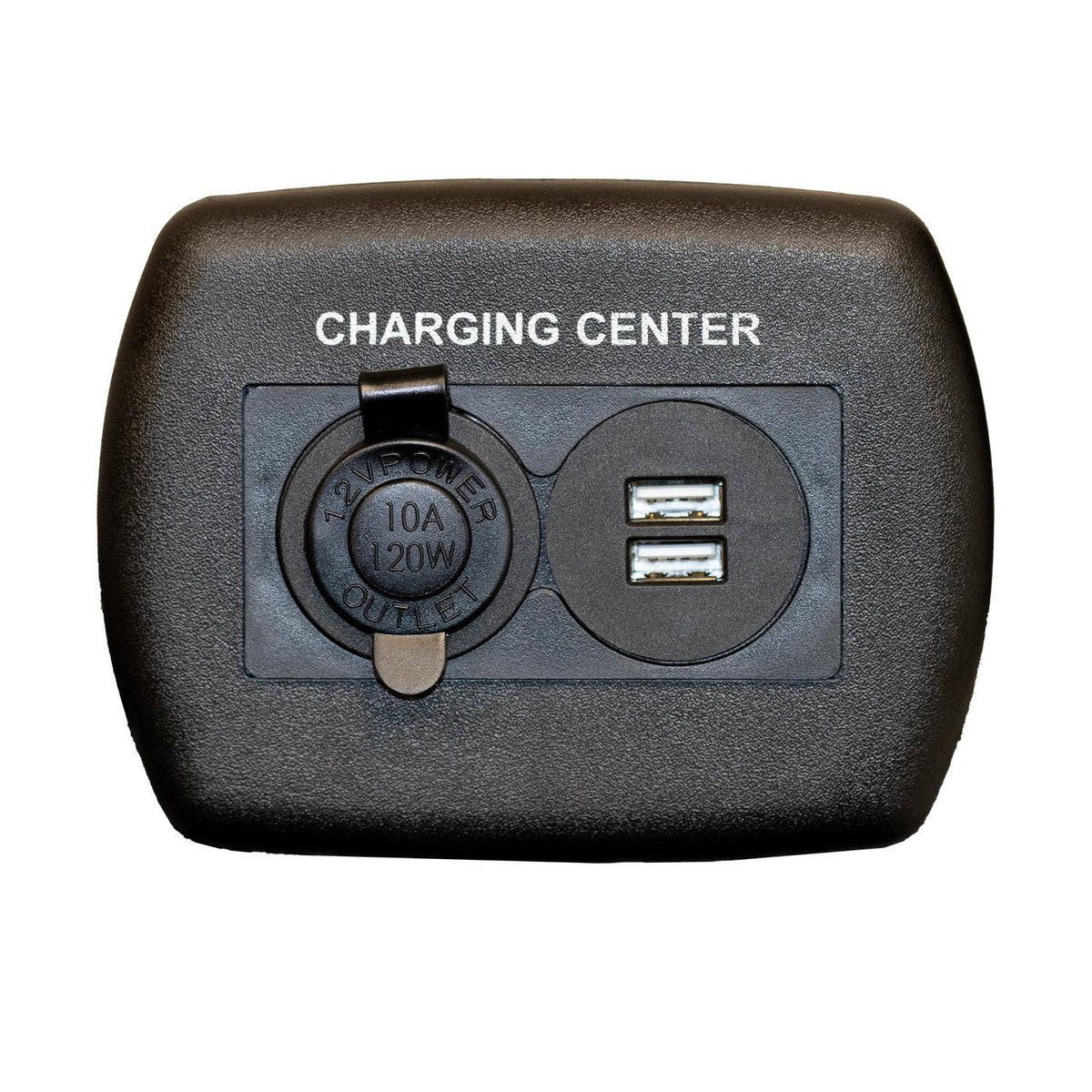 Sigma Switches Dual USB Port with 12V Socket, Black : EP-A0264-BLK