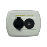 Sigma Switches Dual USB Port with 12V Socket, White : EP-A0264-WHT