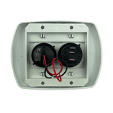 Sigma Switches Dual USB Port with 12V Socket, White : EP-A0264-WHT