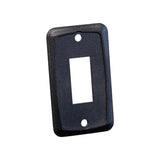 Sigma Switches Single Switch Plate, Black : EP-P7115-BLK