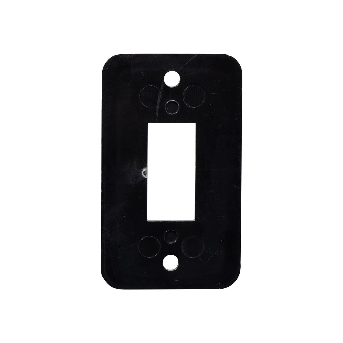 Sigma Switches Single Switch Plate, Black : EP-P7115-BLK