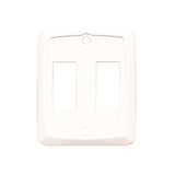 Sigma Switches Double Switch Plate, White : EP-P7201-WHT