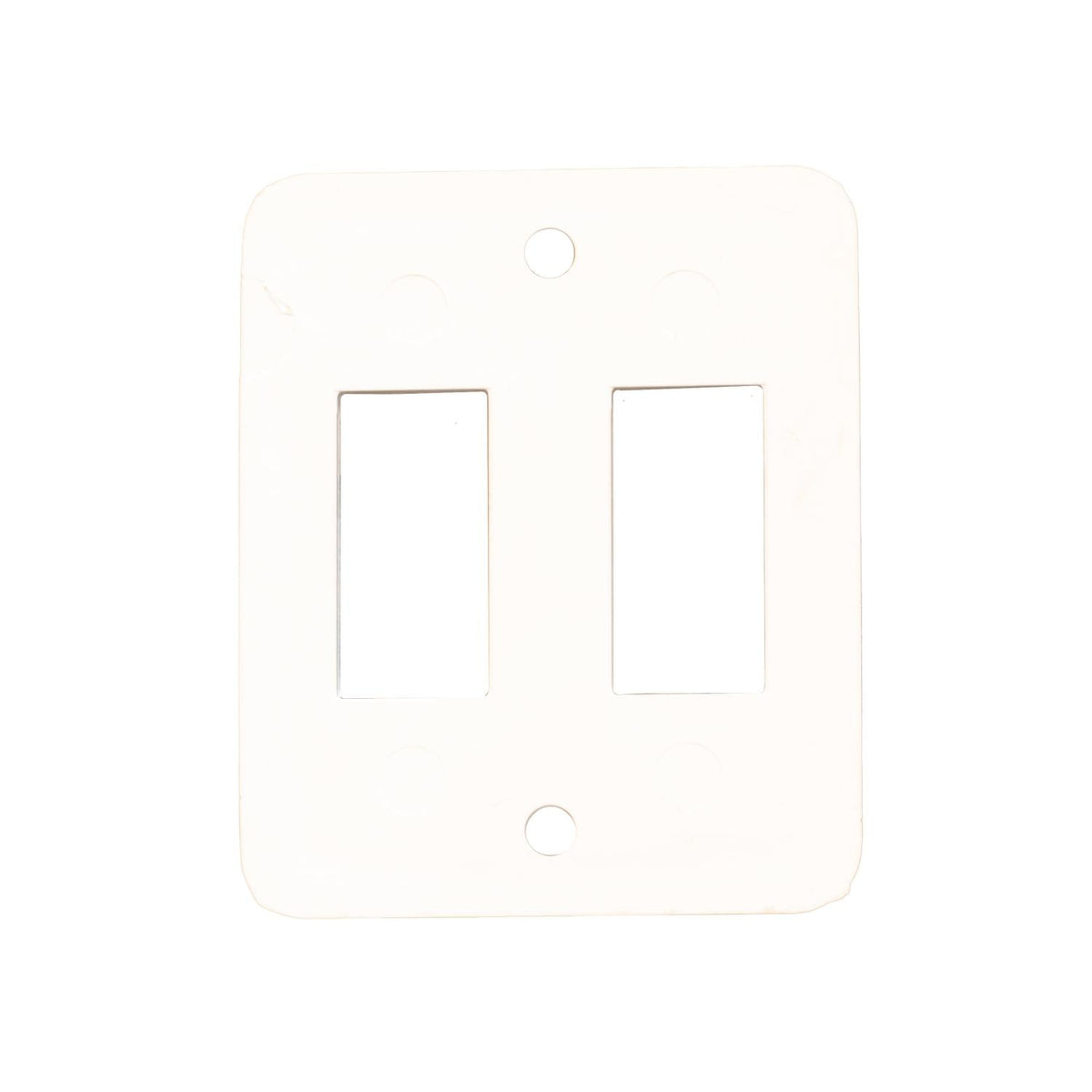 Sigma Switches Double Switch Plate, White : EP-P7201-WHT