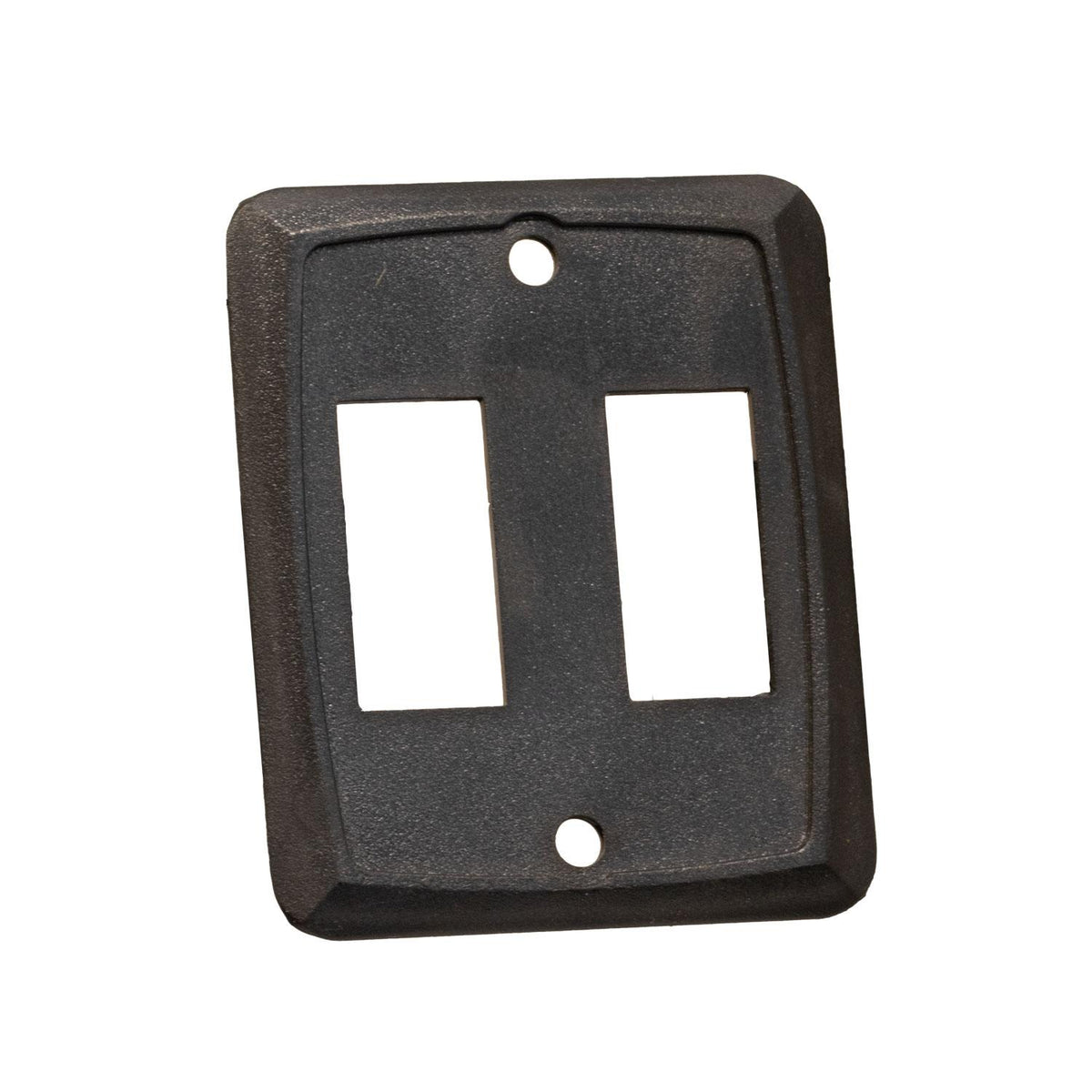 Sigma Switches Double Switch Plate, Black : EP-P7215-BLK