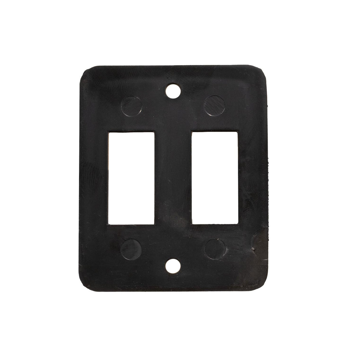 Sigma Switches Double Switch Plate, Black : EP-P7215-BLK