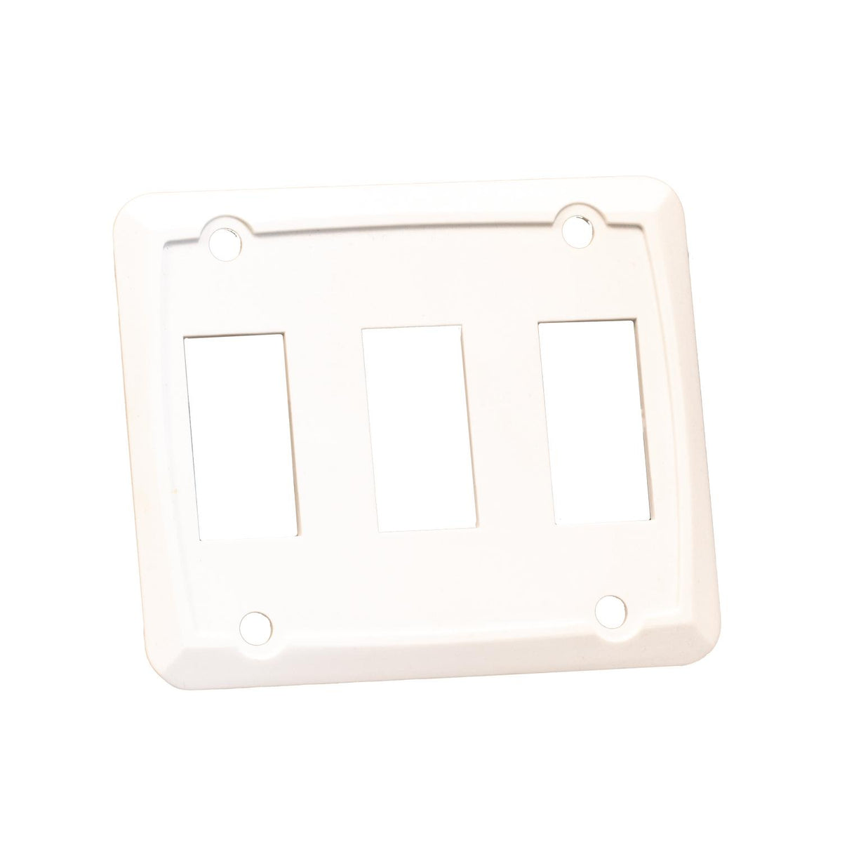 Sigma Switches Triple Switch Plate, White : EP-P7301-WHT