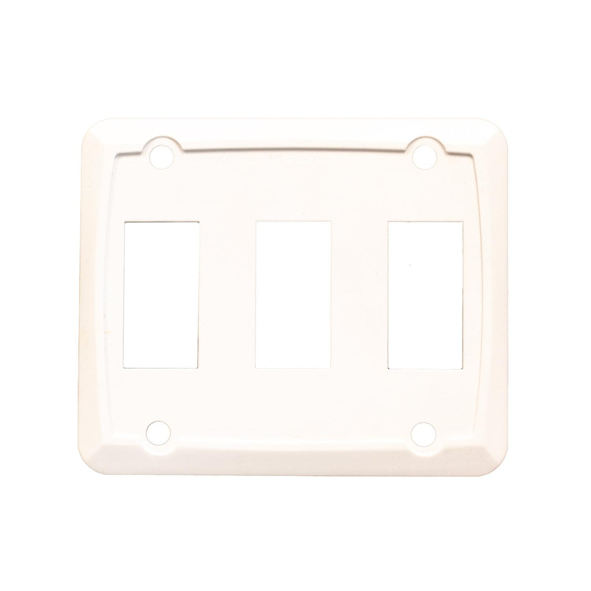 Sigma Switches Triple Switch Plate, White : EP-P7301-WHT