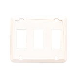 Sigma Switches Triple Switch Plate, White : EP-P7301-WHT