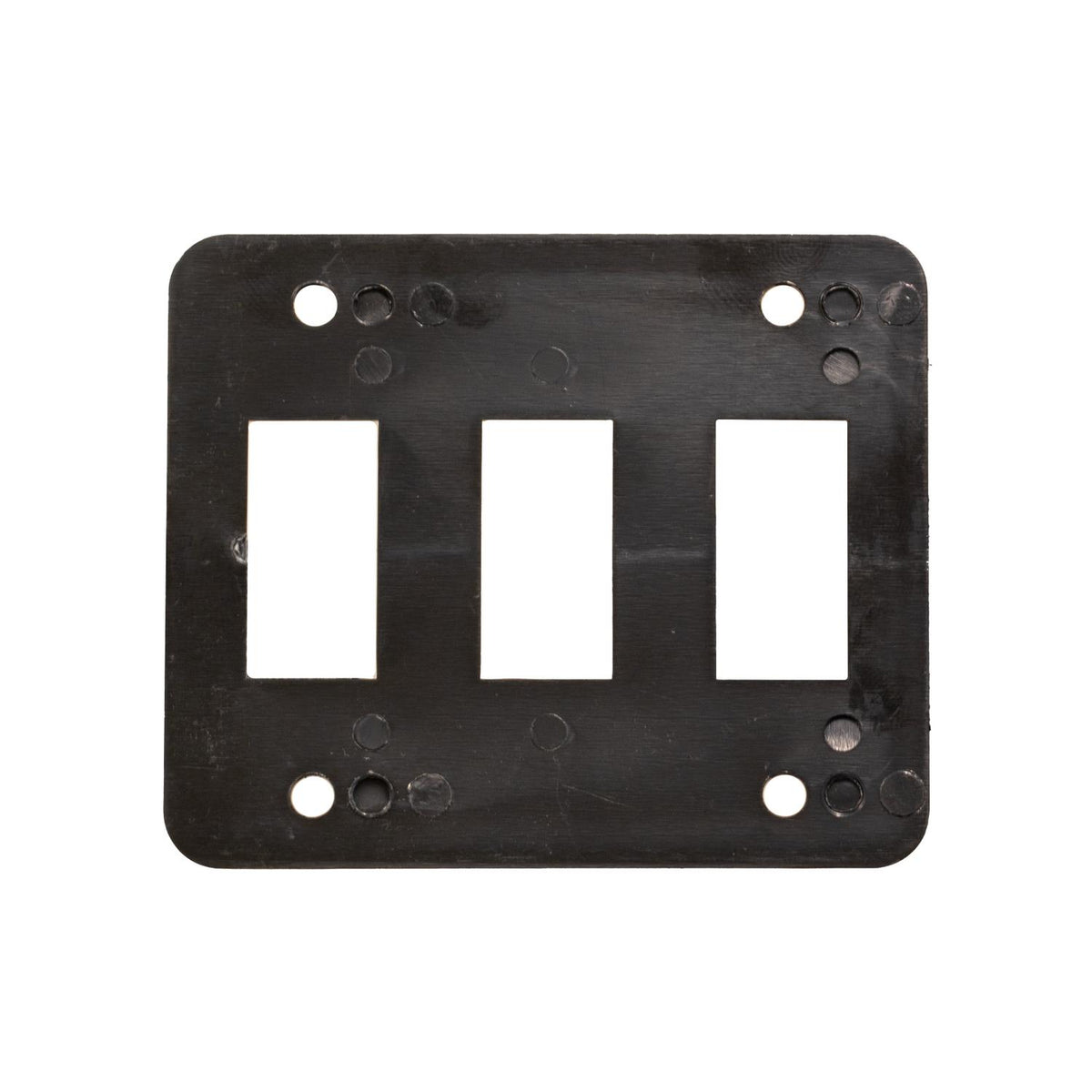 Sigma Switches Triple Switch Plate, Black : EP-P7315-BLK