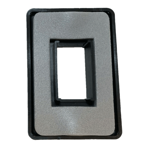 Sigma Switches Mounting plate for 129/260 Switch with Gasket, Black : EP-SP016915-BLK