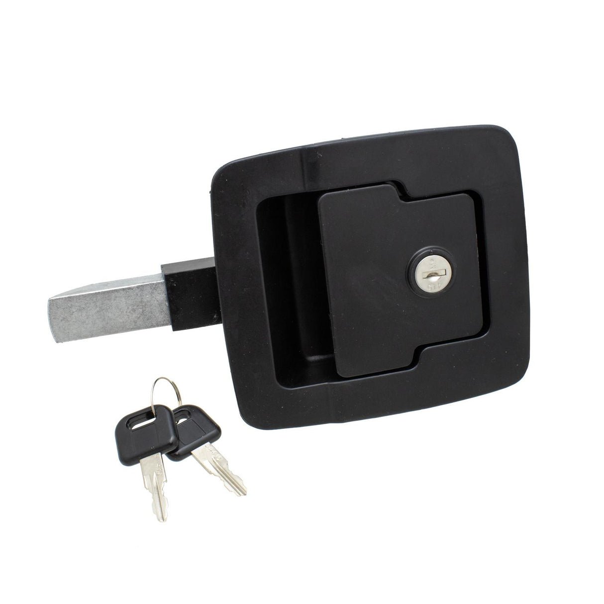 Baggage Door Latch with Extended Plunger, Black : FIC-30207-BLACK