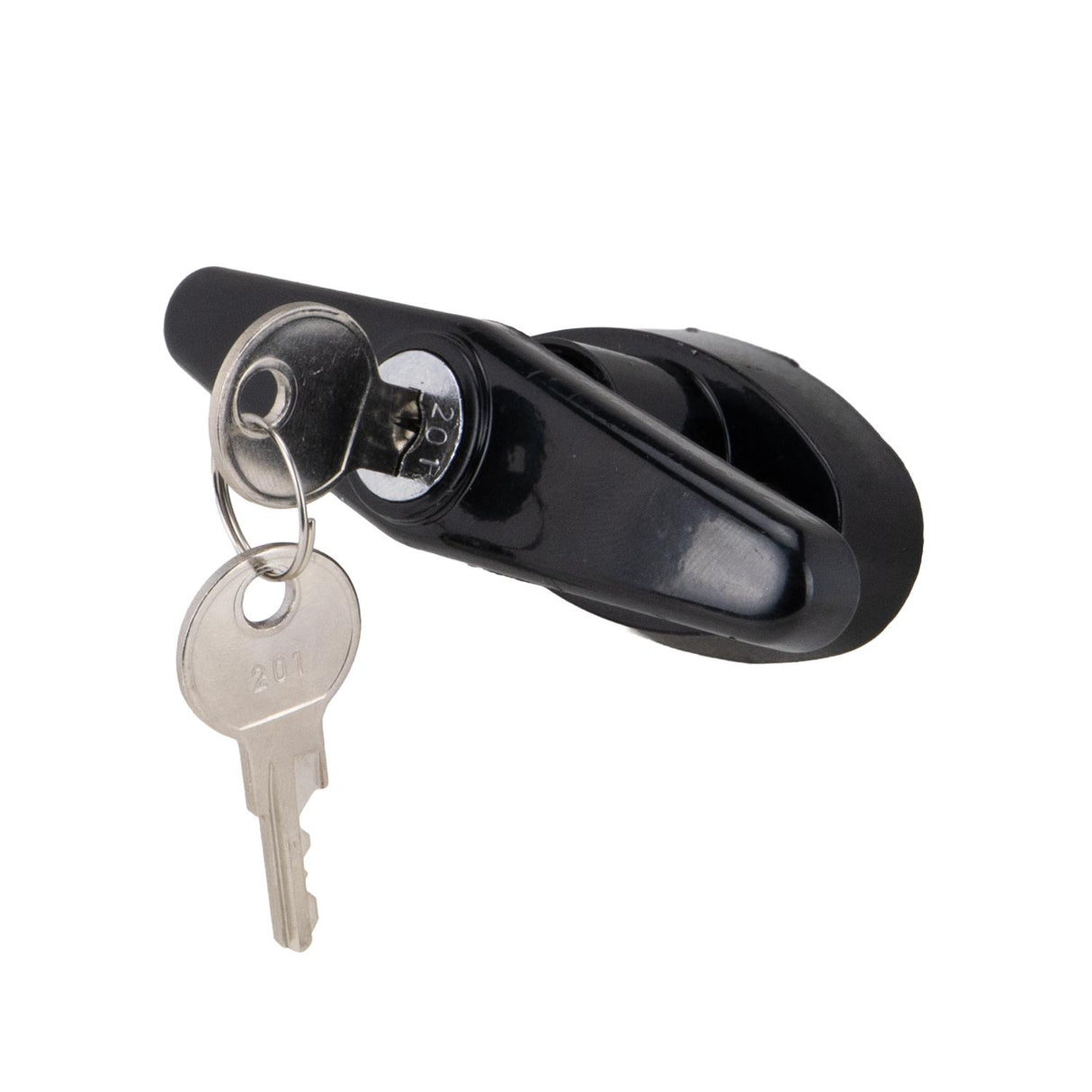 Global Link Pro T-Handle Garage Lock, Keyed ALike, Black : GDL-TH50KA-BLK