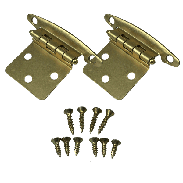 Pair of Global Link Free Swinging Cabinet Hinges, Champagne Gold : H-C78-CZ-2PK